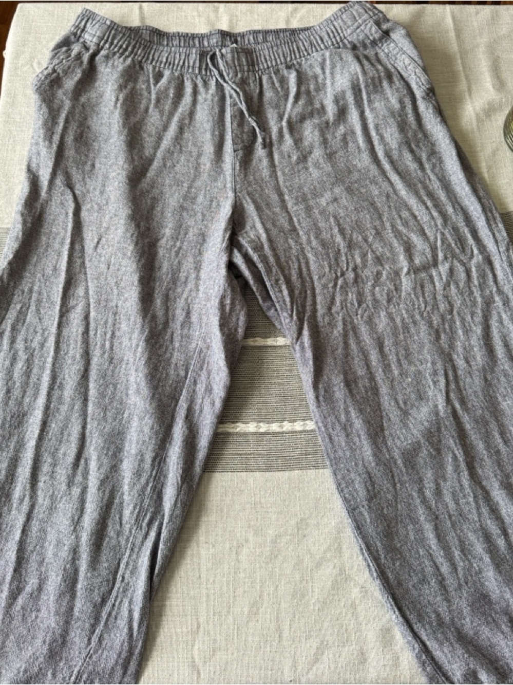 Old Navy womens Light Gray Elastic Waist Lounge Pants
